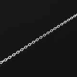 Multi-styles 925 Sterling Silver Link Chain Lobster Clasp Necklace