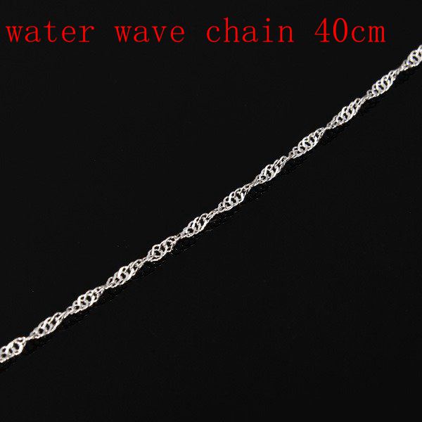 Multi-styles 925 Sterling Silver Link Chain Lobster Clasp Necklace