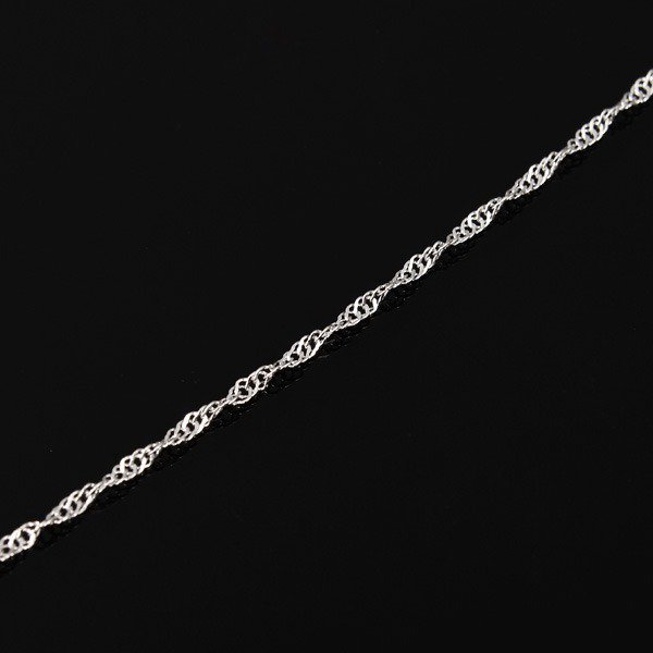 Multi-styles 925 Sterling Silver Link Chain Lobster Clasp Necklace