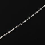 Multi-styles 925 Sterling Silver Link Chain Lobster Clasp Necklace