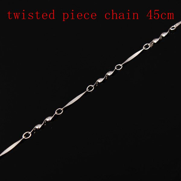 Multi-styles 925 Sterling Silver Link Chain Lobster Clasp Necklace