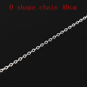 Multi-styles 925 Sterling Silver Link Chain Lobster Clasp Necklace