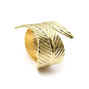 1pc Vintage Multi Patterns Gold Leaf Hollow Out Square Finger Ring