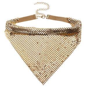 Trendy Sparkling Paillette Noble Collar Clavicle Necklace