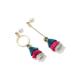 Bohemian Women's Tassel Drop Colorful Dangle Earrings