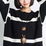 Unisex Vintage Charm Necklace Tree of Life Hat Key Leaf