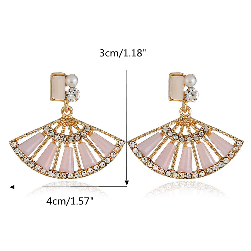 Elegant Rhinestones Dangle Earring Jewelry for Women