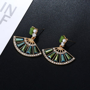 Elegant Rhinestones Dangle Earring Jewelry for Women