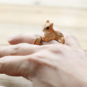 Cute Creative Animal Dorable Gecko Resin Fingerings Unisex Accessories 