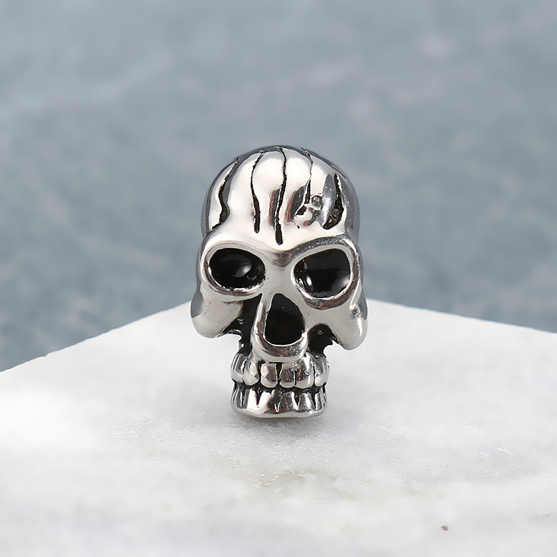 1pc Skull Titanium Steel Punk Women Men Male Earring Trendy Accessories