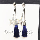 Sweet Stars Ear Drop Tassel Earrings Gift For Women