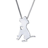 Puppy Dog Cute Lovely Animal Charm Friends Necklace Chain Jewelry