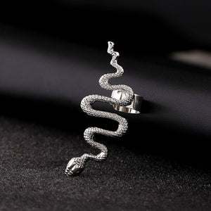 1Pc Exaggerate Snake Left Right Ear Cuff Zinc Alloy Earrings