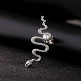 1Pc Exaggerate Snake Left Right Ear Cuff Zinc Alloy Earrings