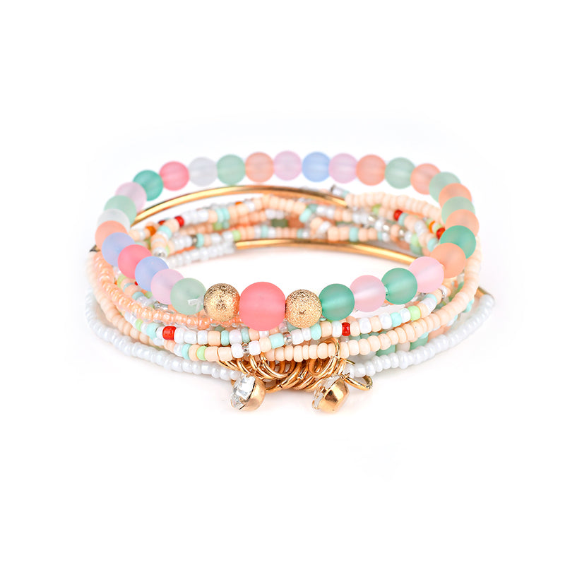 Bohemian Bracelet Rhinestone Beads Multilayer Bracelets for Women