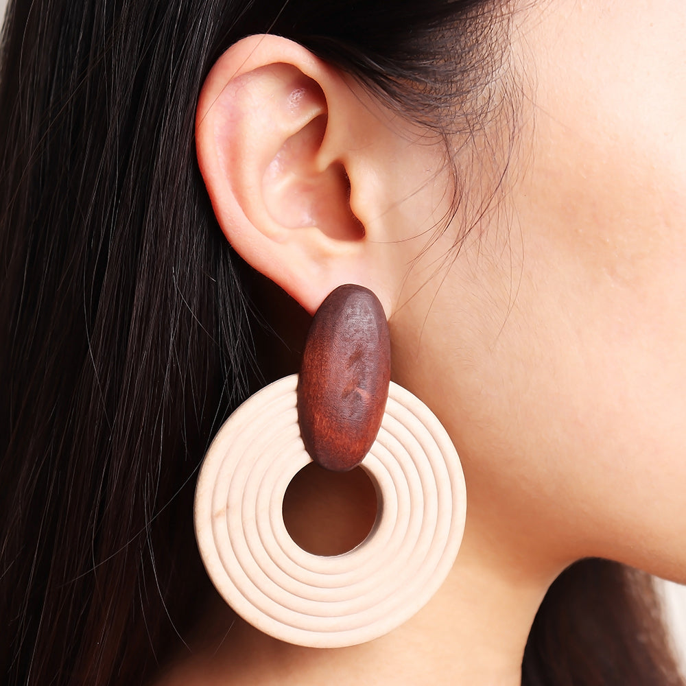 Handmade Ethnic Round Earrings