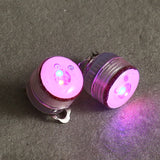 Unisex Funny Button Led Ear Clip Halloween Christmas Party Earrings Gift Accessories