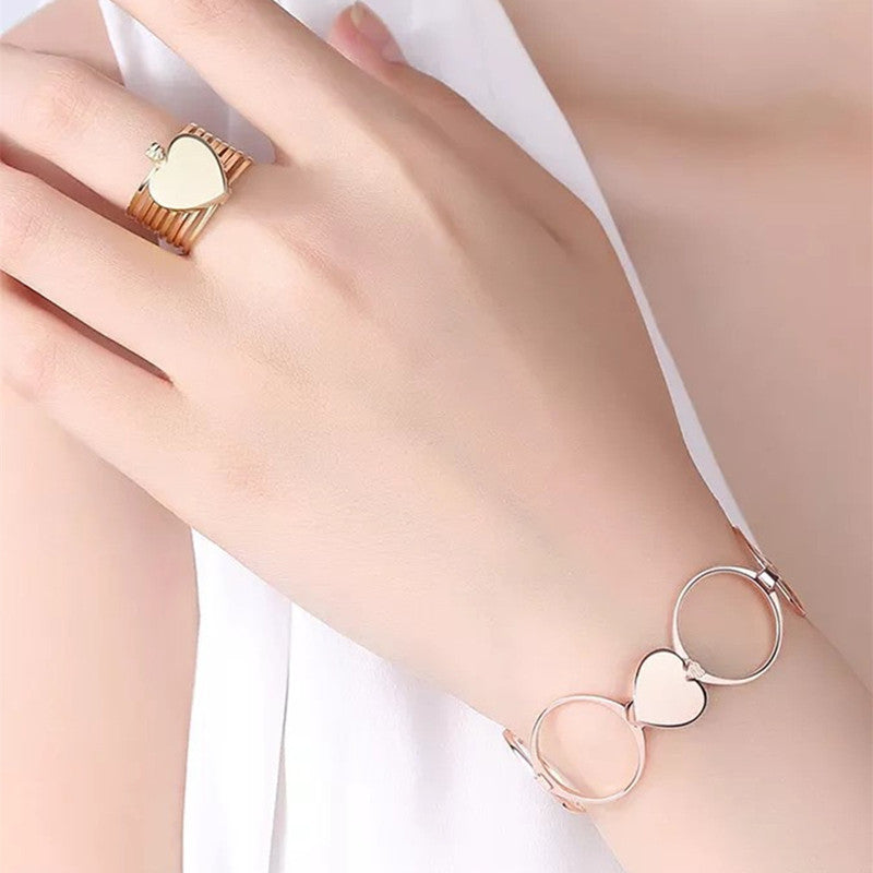 Stackable Multilayer 2 in 1 Dual Purpose Ring Bracelet