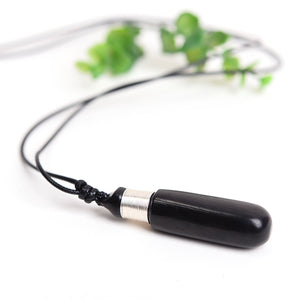 Black Sandalwood Ethnic  Silver Accessories Charm Necklace