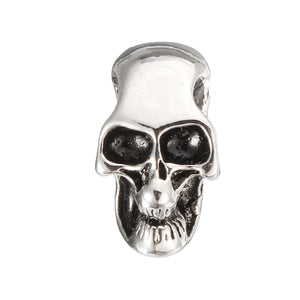 Punk Unisex Alloy Skull Head Pendant For Necklace Chain