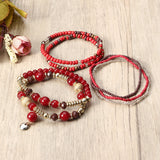 Bohemian Bracelet Beads Multilayer Retro Bracelet For Women