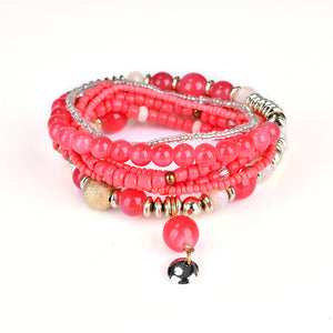 Bohemian Bracelet Beads Multilayer Retro Bracelet For Women