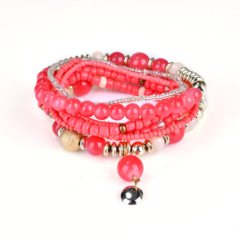 Bohemian Bracelet Beads Multilayer Retro Bracelet For Women