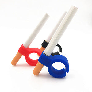 1Pc Trendy Adjustable Environmental Silicone Ring for Smoker