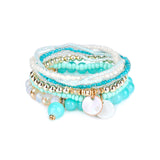 Bohemian Women Bracelet Crystal Beads Multilayer Bracelets Gift for Women