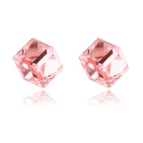 Creative Unisex Cubic Crystal Magnetic Clip Earrings