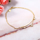 JASSY 18K Gold Chain Bracelet