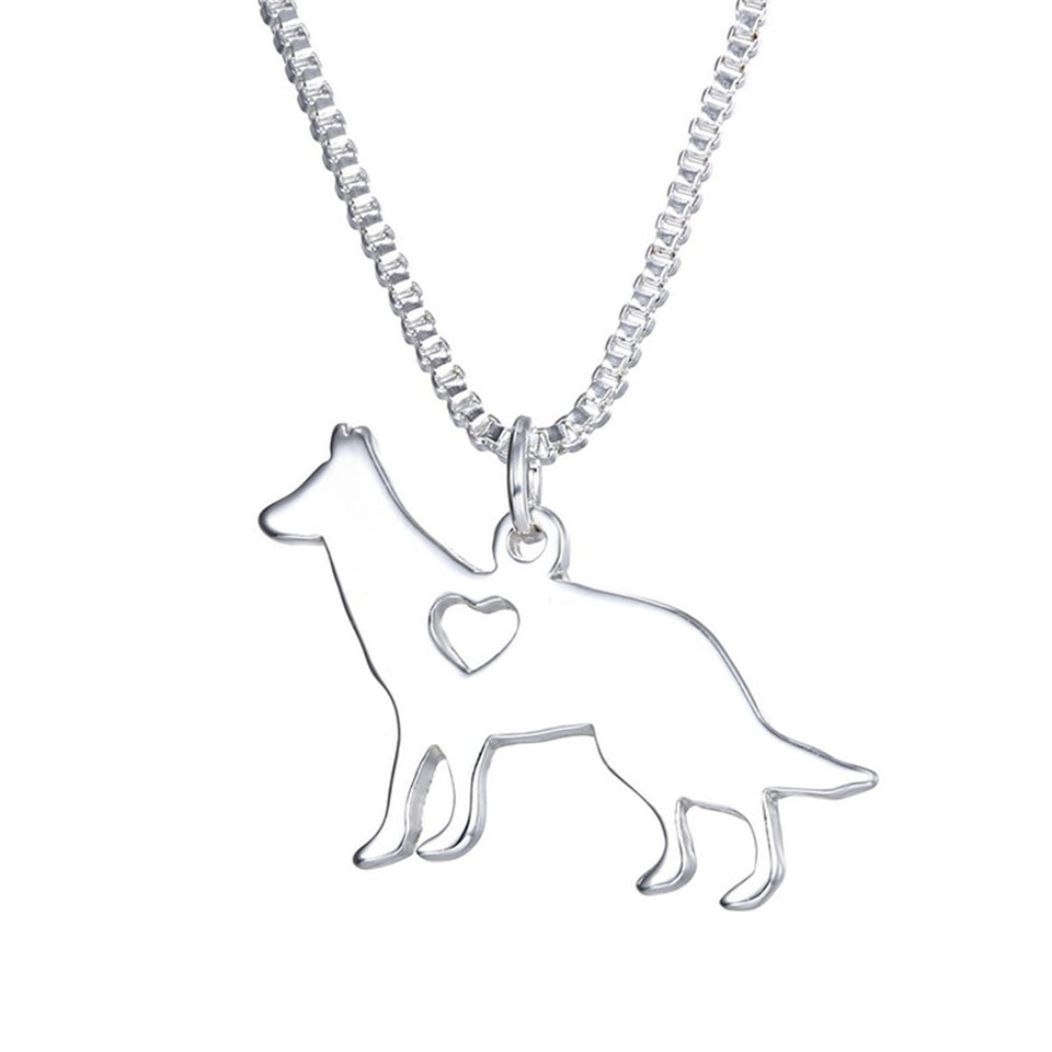 Puppy Dog Cute Lovely Animal Charm Friends Necklace Chain Jewelry