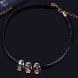 Creative Skull Alloy Collar Sweater Chain Collar Necklaces