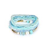 Bohemian Women Jewelry Colorful Multilayer Adjustable Bead Bracelet Best Gift for Girl