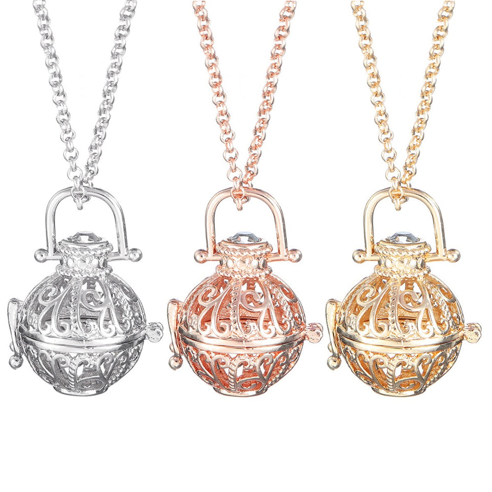 Lava Stone Aromatherapy Essential Oil Diffuser Necklace